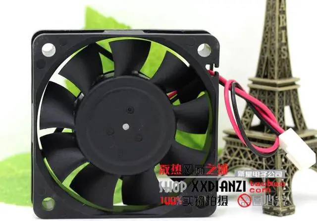 Alt view image 4 of 5 - Original for delta AFB0612VHB 6015 12V 0.24A 6CM two-wire radiator fan