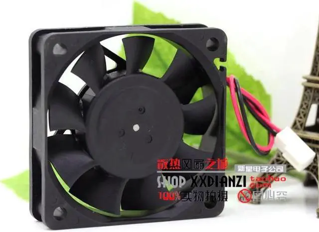 Alt view image 3 of 5 - Original for delta AFB0612VHB 6015 12V 0.24A 6CM two-wire radiator fan