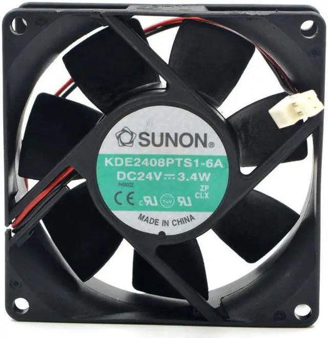 Alt view image 4 of 4 - KD2408PTB1-6A KD2408PTS1-6A DC 24V 3.4W 8025 80*80*25mm 4900RPM Computer Blower Cooling Fan