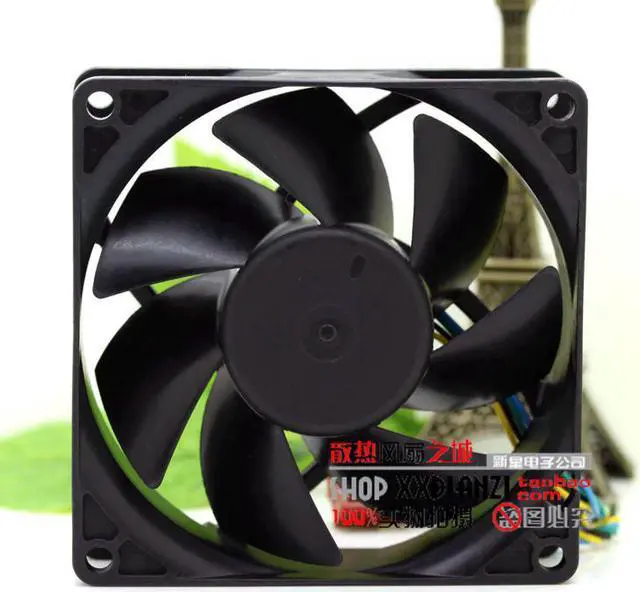 Alt view image 3 of 4 - for delta for delta AFB0812SH 8025 12V 0.51A air volume PWM double ball bearing fan