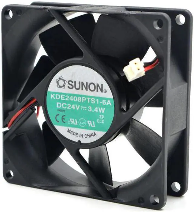 Alt view image 3 of 4 - KD2408PTB1-6A KD2408PTS1-6A DC 24V 3.4W 8025 80*80*25mm 4900RPM Computer Blower Cooling Fan