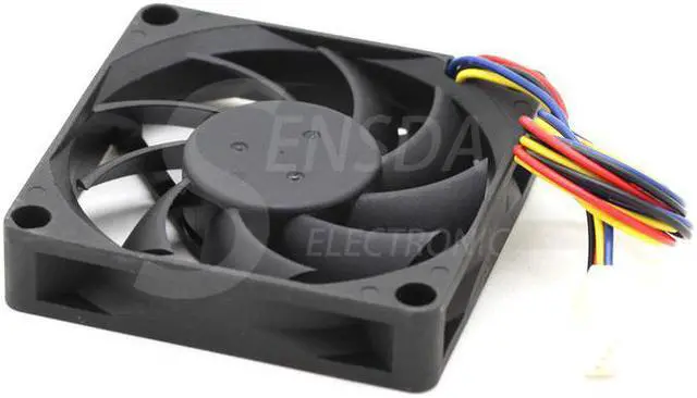 Alt view image 3 of 3 - For AVC DE07015B12L 7cm 70*70*15mm 70mm computer case cpu cooling fans  12V 0. 3A 7CM 7015 cooler