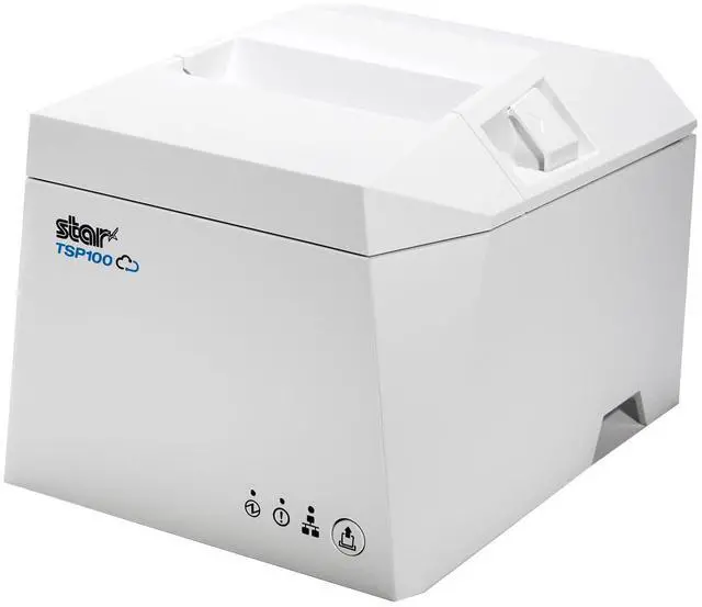 Alt view image 4 of 10 - Star Micronics TSP143IVUE WHT US Desktop Direct Thermal Printer Monochrome White