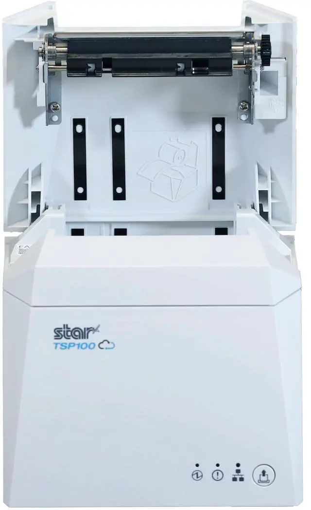 Alt view image 7 of 10 - Star Micronics TSP143IVUE WHT US Desktop Direct Thermal Printer Monochrome White