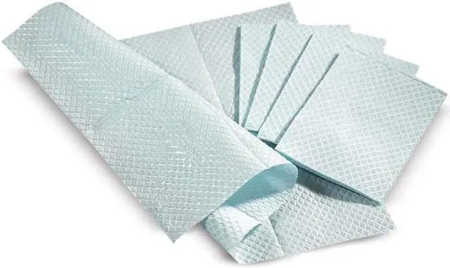Alt view image 6 of 7 - Medline NON24356W 2-Ply Tissue/Poly Professional Towels,White Case Of 500 EA