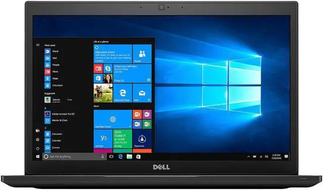 Main image of DELL Laptop Latitude 7490 (Y5JRM) Intel Quad Core i7 8th Gen 8650U (1.90 GHz) - 16 GB Memory - 256 GB SSD - Intel UHD Graphics 620 14.1" - Windows 10 Pro 64bit - Webcam - Under warranty till Nov 2022