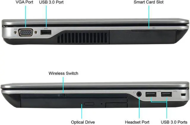 Alt view image 2 of 4 - DELL Grade A Laptop Latitude E6440 Intel Core i5 4th Gen 4300M (2.60 GHz) 8 GB Memory 256 GB SSD 14.0" HD+ (1600x900) Windows 10 Pro 64-Bit