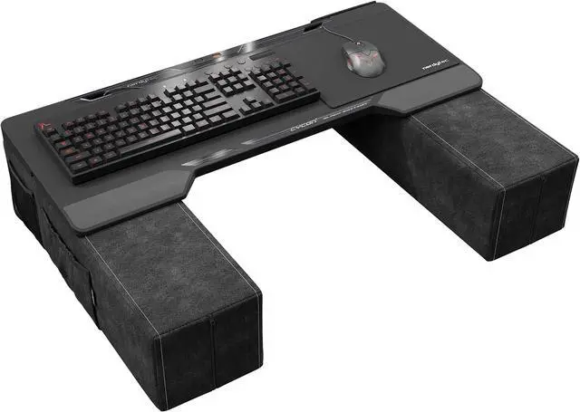 Alt view image 5 of 9 - Couchmaster CYCON² - New Design - Fusion Grey - Couch Gaming Desk for Mouse & Keyboard for PC, PS4/5, XBOX One/Series X