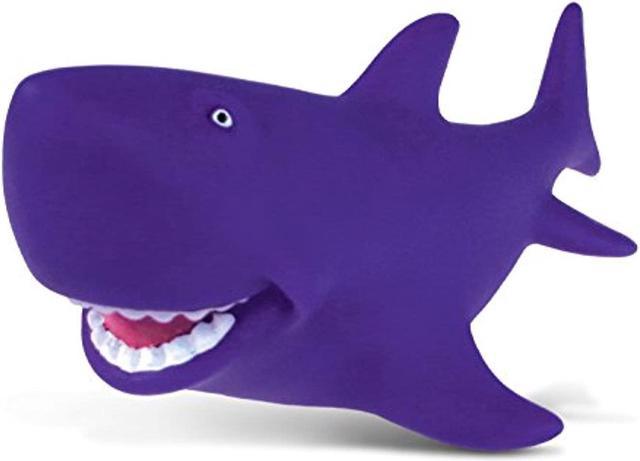 Rubber shark best sale bath toy