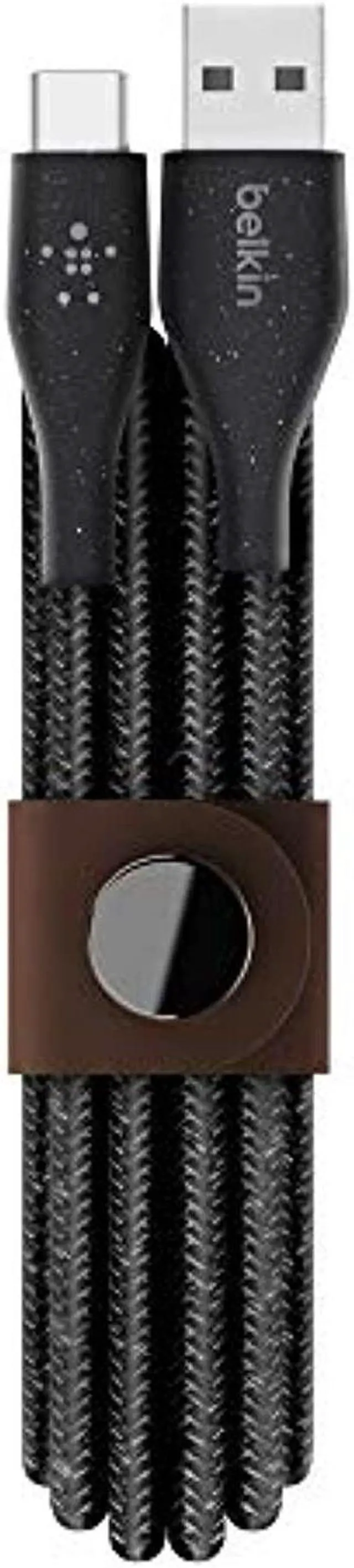 Alt view image 2 of 13 - Belkin DuraTek Plus USB-C to USB-A Cable With Strap F2CU069BT06BLK