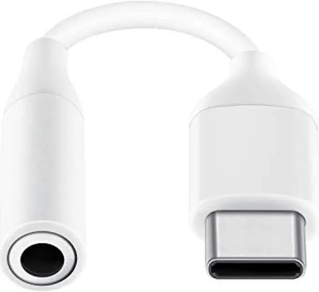 Main image of Samsung USB Type C-to-3.5mm Headphone Jack Adapter - White