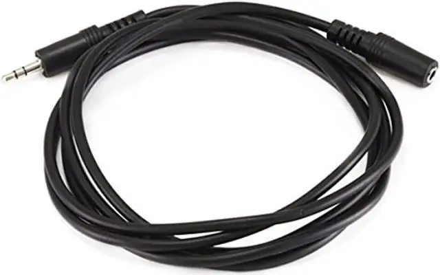 Alt view image 5 of 10 - Stereo Audio Headphone Extension Cable 3.5mm - 6 FT
