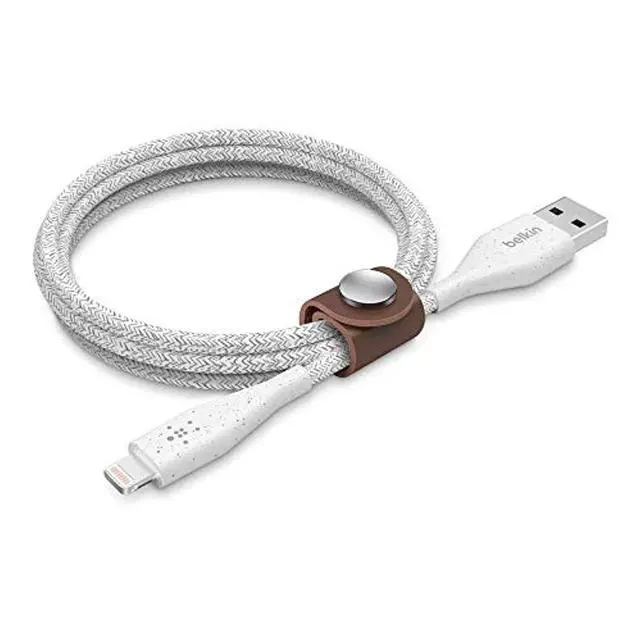Alt view image 6 of 8 - Belkin Duratek Plus Lightning To Usb-A Cable With Strap