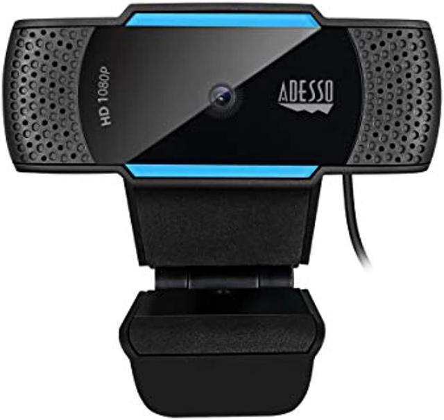 Alt view image 19 of 20 - Adesso CyberTrack H5 CyberTrack H5 1080p HD USB Auto Focus Webcam with Built-In Dual Microphone
