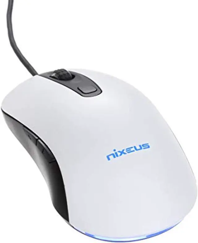 Alt view image 5 of 5 - Nixeus REVEL REV-MW17 Gaming Mouse 12000 DPI Optical Gaming Sensor (Matte White)