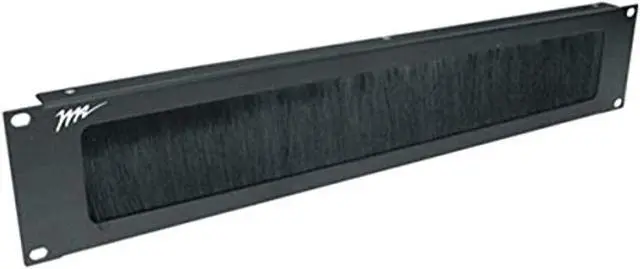 Alt view image 3 of 6 - Middle Atlantic Products 2 Space Brush Grommet Panel