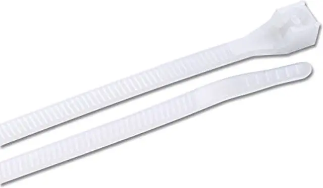 Alt view image 5 of 10 - Standard Cable Ties with Doublelock, 75 Lb Tensile Strength, 8 In, Natural, 1,000/Bag