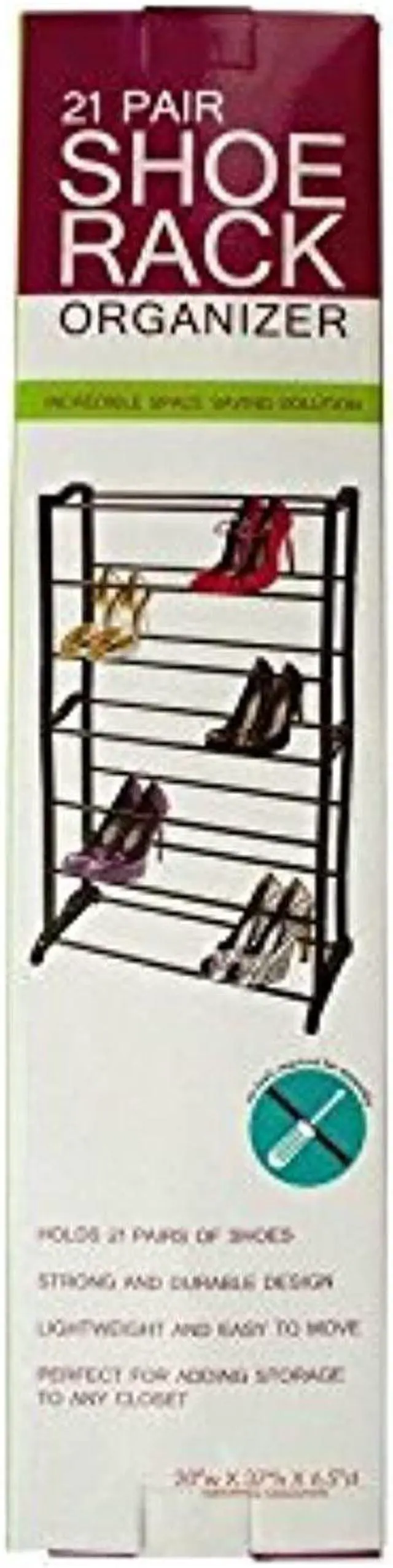 Main image of bulk buys of872 21 pair shoe rack organizer