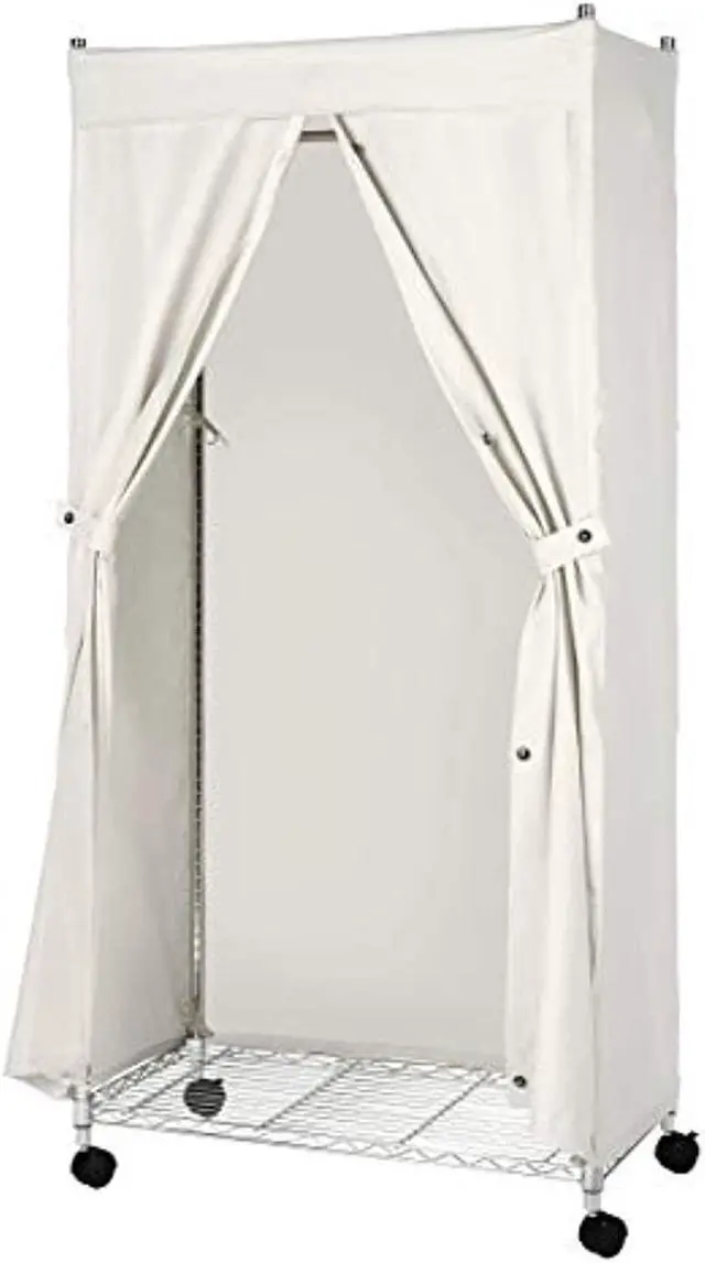 Main image of whitmor canvas cover only for garment rack