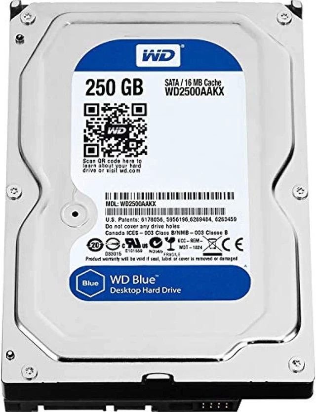 Alt view image 3 of 3 - WESTERN DIGITAL WD2500AAKX Caviar Blue 250GB 7200 RPM 16MB cache SATA 6.0Gb/s 3.5 internal hard drive
