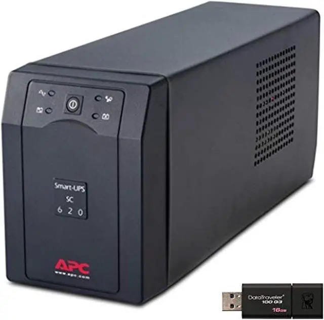 Alt view image 5 of 5 - APC Smart-UPS SC620 Tower UPS Bundle with 16GB DataTraveler USB Drive