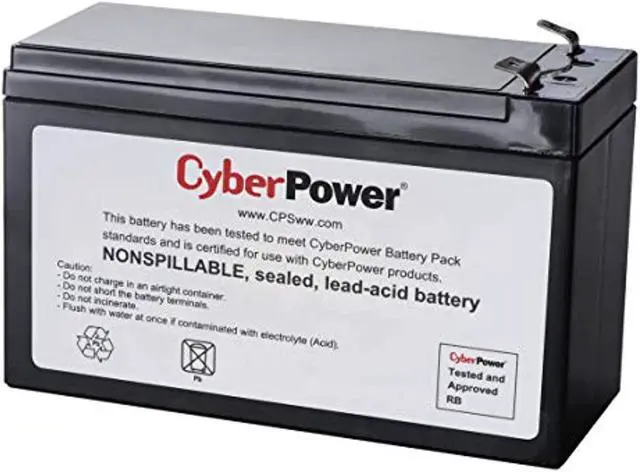 Alt view image 6 of 15 - CyberPower RB1290X2 UPS Replacement Battery Cartridge