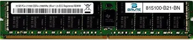 Alt view image 5 of 5 - 815100-B21 - HP Compatible 32GB PC4-21300 DDR4-2666Mhz 2Rx4 1.2v Registered RDIMM