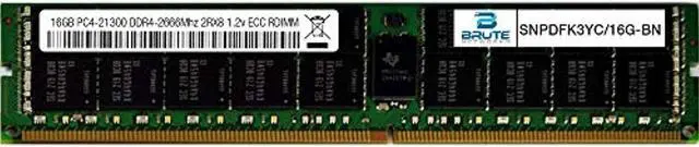 Alt view image 2 of 2 - SNPDFK3YC/16G - Dell Compatible 16GB PC4-21300 DDR4-2666Mhz 2RX8 1.2v ECC Registered RDIMM