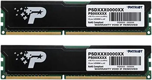 Alt view image 6 of 6 - Patriot Signature Line 16GB (2 x 8GB) DDR3 1600 (PC3 12800) Desktop Memory Model PSD316G1600KH