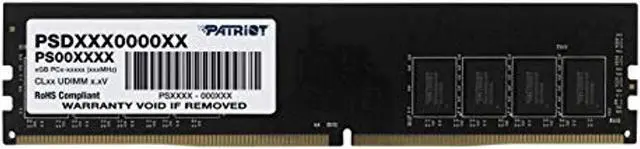 Alt view image 5 of 19 - Patriot Memory Signature Line 8GB (1x8GB) DDR4 2666MHz (PC4-21300) UDIMM Memory Module 1.2V - PSD48G266681