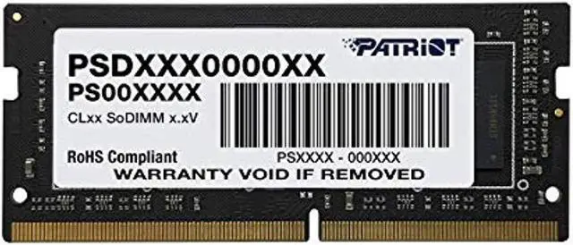 Alt view image 7 of 19 - Patriot Memory Signature 16GB DDR4 2666 (PC4 21300) CL19 1.2V 260-Pin SODIMM Memory Module - PSD416G266681S
