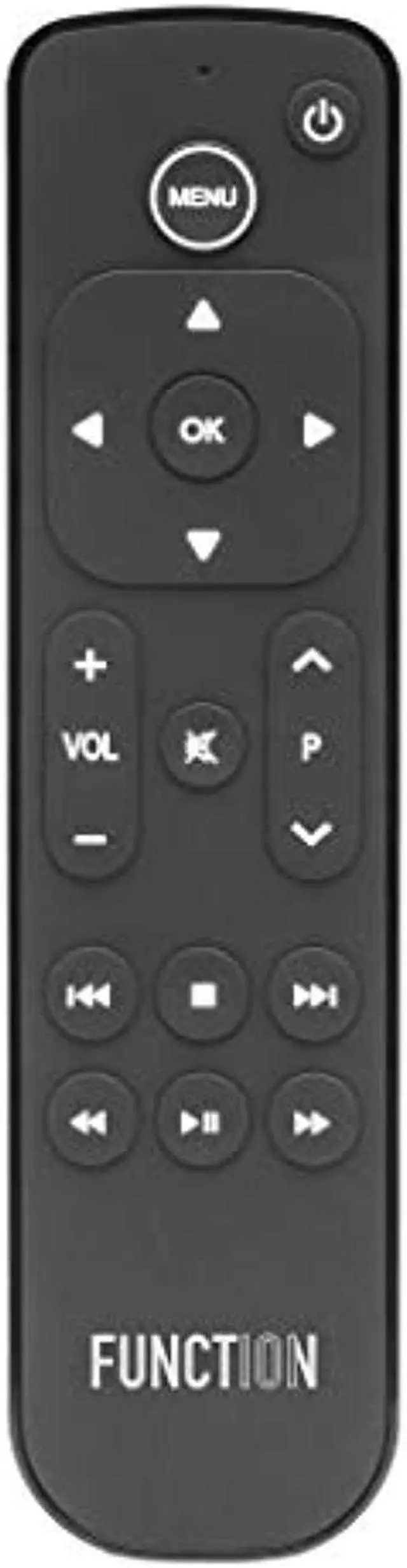 Main image of function101 button remote for apple tv/apple tv 4k (secondary/replacement infrared remote)