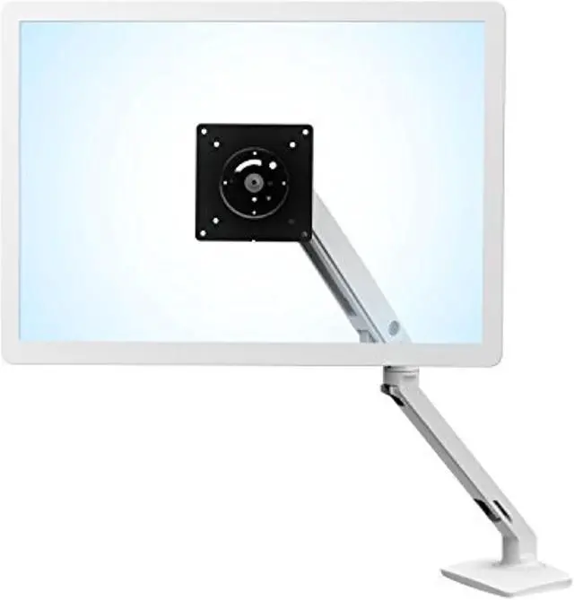 Alt view image 12 of 20 - Ergotron 45-486-216 Mxv Desk Monitor Arm - Adjustable Arm For Monitor (Low Profile) - White - Screen Size: Up To 34 Inch - Desk-Mountable