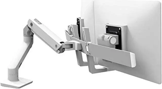 Alt view image 4 of 11 - ERGOTRON 45-476-216 HX DESK DUAL MONITOR ARM BRIGHT WHITE