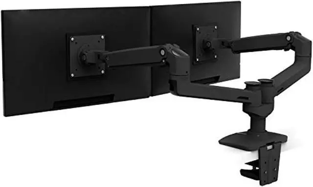 Alt view image 9 of 15 - Ergotron Mounting Arm for Monitor Matte Black 45245224
