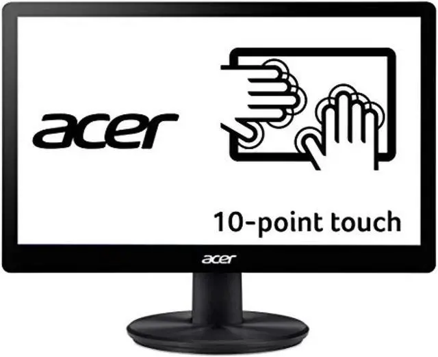 Alt view image 2 of 4 - Acer UM.ZP7AA.002 Black 15.6" Touchscreen Monitor 220 cd/m2 400:1