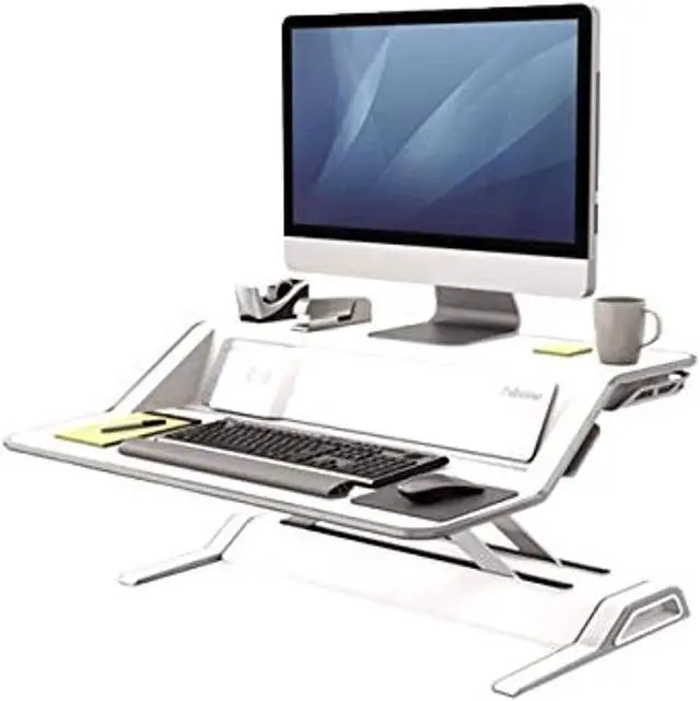 Alt view image 14 of 20 - FELLOWES 8080201 Lotus DX Sit Stand Workstation