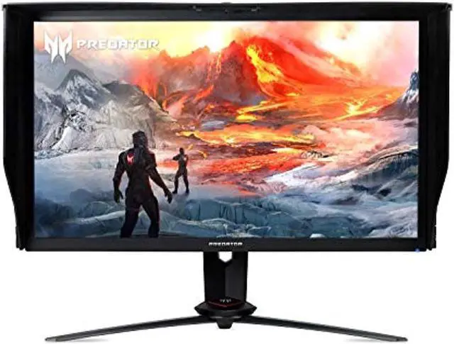 Alt view image 13 of 13 - Acer Predator 27" Class UHD G-Sync IPS Gaming Widescreen Monitor 4K XB273K Gpbmiipprzx