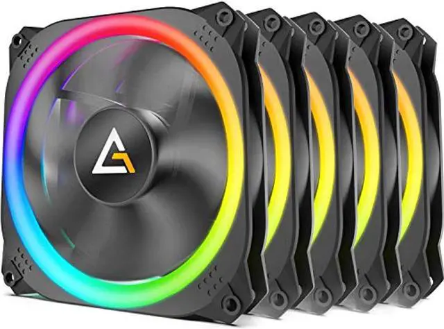 Alt view image 10 of 20 - Antec Prizm 120 ARGB 5 Plus C 120 mm Case Fan with Fan Controller - Pack of 5