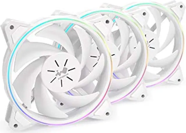 Main image of in win sirius pure (asp120) 120mm white addressable rgb fan