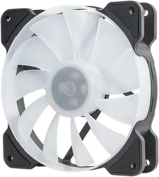 Alt view image 7 of 7 - Reeven Kiran 120mm High Airflow RGB LED Case/CPU cooler Fan, Standalone Model(Not Require Motherboard RGB Header)