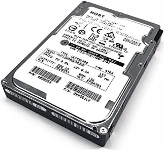 Alt view image 3 of 4 - hitachi huc156060css200 2.5" 600gb sas 12gb/s 15k rpm 128m 512n 0b28953