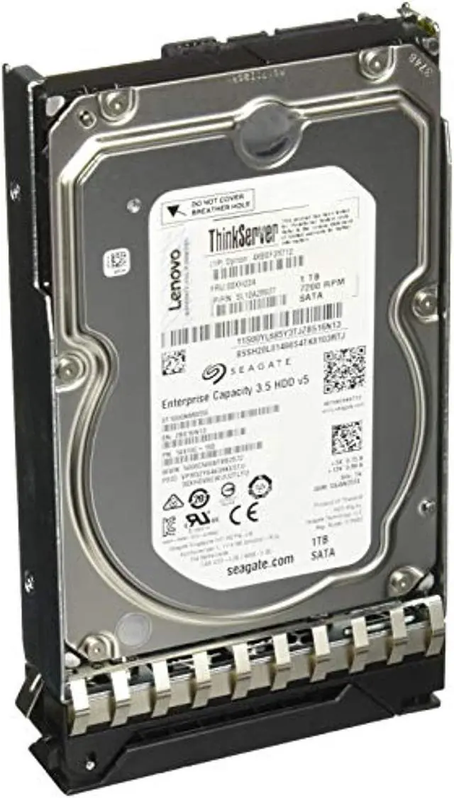 Alt view image 13 of 15 - ThinkServer Gen 5 4XB0F28712 1TB 7200 RPM SATA 6.0Gb/s 3.5" Enterprise Hot Swap Hard Drive Bare Drive