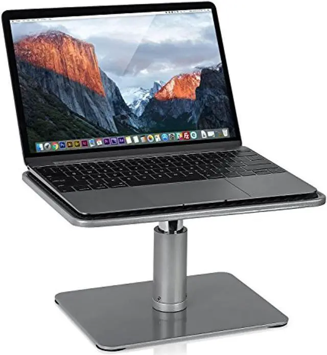 Alt view image 6 of 8 - Mount-It! Height Adjustable Laptop Stand Riser | Fits 13-18 Inch Laptops Tablets