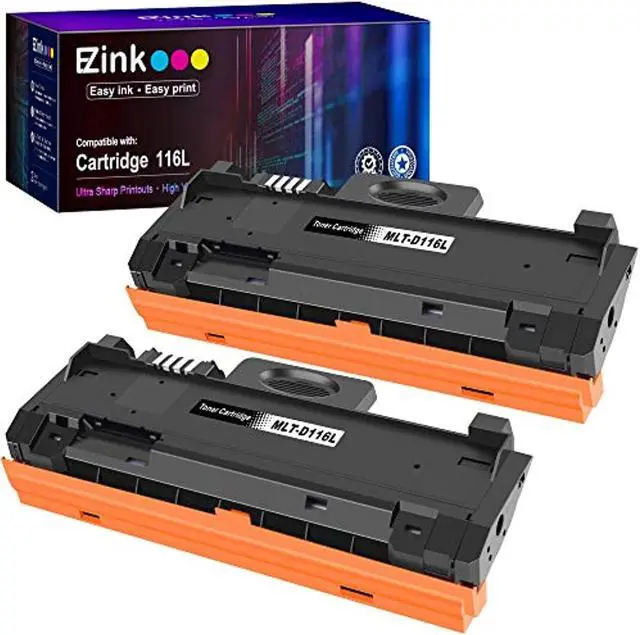 Alt view image 2 of 2 - E-Z Ink ™ Compatible Toner Cartridge Replacement for Samsung 116L MLT-D116L (2 Black)