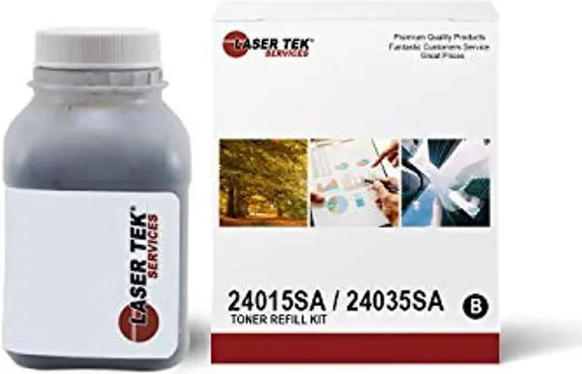 Alt view image 2 of 5 - Laser Tek Services Compatible Toner Refill Kit Replacement for Lexmark E230 24015SA / 24035SA Works with Lexmark E230 E232 E234 E238 Printers (Black, 1 Pack) - 6,000 Pages