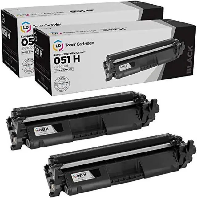 Main image of ld compatible toner cartridge replacement for canon 051h 2169c001 high capacity (black, 2-pack)