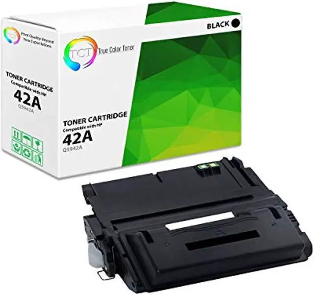 Alt view image 2 of 7 - True Color Toner 42A Toner Cartridge - Premium Compatible Replacement for HP 42A Q5942A Black Works With HP LaserJet 4240 4240N 4250 4250DTN 4250N 4250TN 4350 4350DTN 4350N