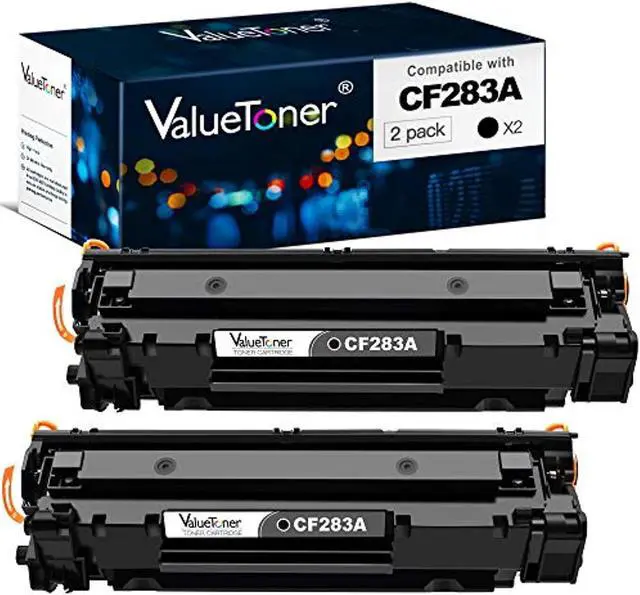 Alt view image 2 of 2 - ValueToner for 83A CF283A Compatible Toner Cartridge Replacement for use with Laserjet Pro MFP M125nw,MFP M201dw,MFP M225dw,MFP M125a M201n M127fn M127fw M225dn Printer (2 Black)
