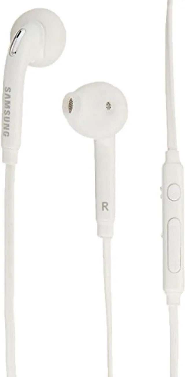 Alt view image 11 of 11 - Samsung (2 PACK) OEM Wired 3.5mm White Headset with Microphone, Volume Control, and Call Answer End Button [EO-EG920BW] for Samsung Galaxy S6 Edge+ / S6 / S5, Galaxy Note 5 / 4 / Edge